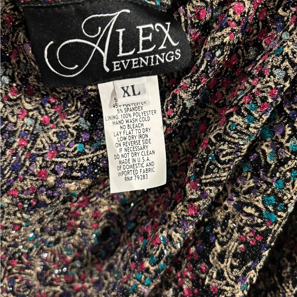 Alex Evenings Multicolor Blouse two pieces - Picture 7 of 12